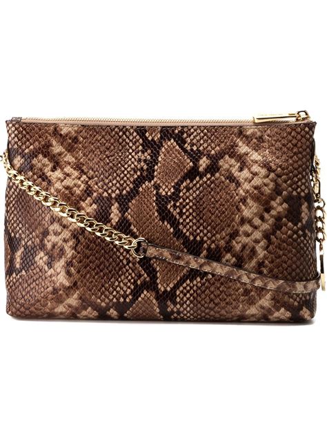 michael kors snakeskin crossbody